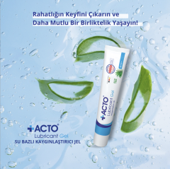 Acto Kayganlaştırıcı jel + Actomins Energy Gıda Takviyesi