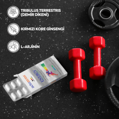 Actomins Energy Tribulus, Ginseng, L-arjinin İçeren Gıda Takviyesi