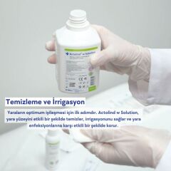 Actolind® W Solüsyon 1 L +W Gel 50 ml + Woun-Vit Plus | 3' lü Yara İyileştirme Seti