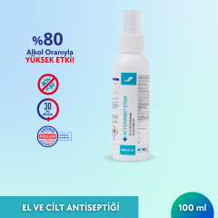 ACTOHAND® ETOH 100 ML El ve Cilt Antiseptiği - Etanol 80%