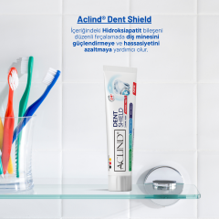 Aclind Dent Shield 100 ml / Hidroksiapatitli Florürsüz Diş Macunu