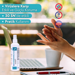 ACTODERMANOL® PLUS 250 ML (El ve Cilt Antiseptiği %89 (v/v) Etanol)