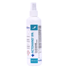 ACTOHAND® IPA 250 ML (﻿El ve Cilt Antiseptiği - İzopropil Alkol 75 % (v/v) = (70,6 g)
