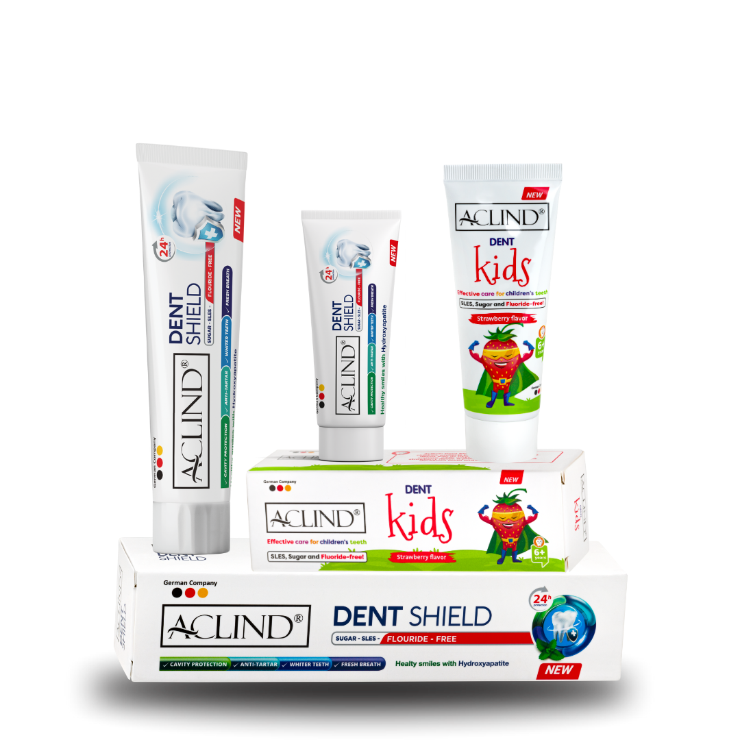 Aile Diş Macun Seti - Dent Shield 15 ml +100 ml + Kids 15 ml