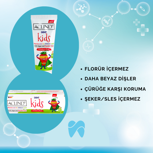 Aile Diş Macun Seti - Dent Shield 15 ml +100 ml + Kids 15 ml