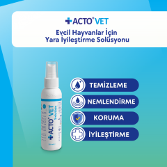 ACTO® VET SOLUTION 250 ml Kedi-Köpek için Yara Bakım Solüsyonu