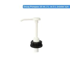 Dozaj Pompası 10 ml, 2 L ve 5 L ürünler için