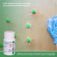 ACTOSAL®  PA POWDER 50 g (Toz - Yer Yüzey Dezenfektanı)