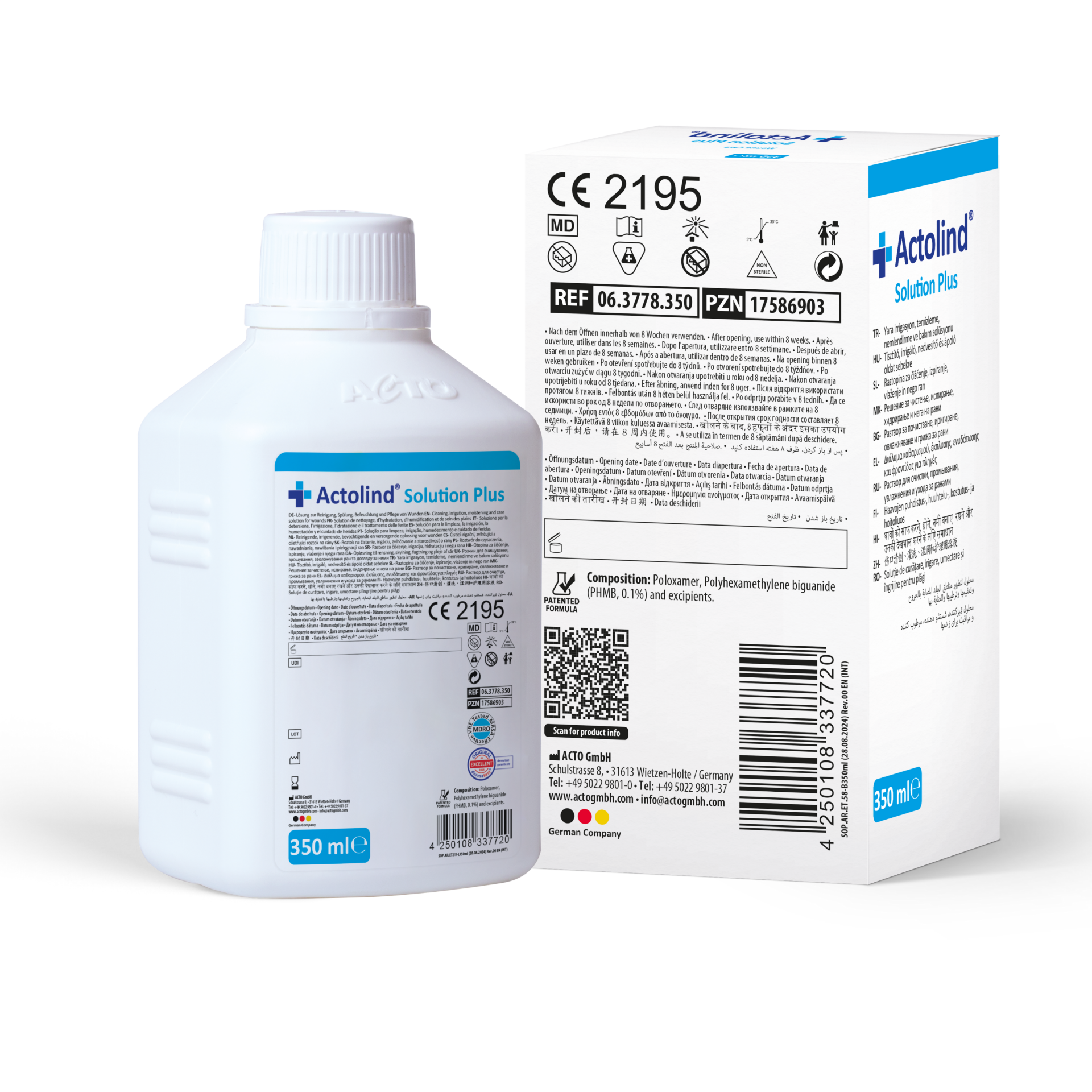 Actolind ® Solution Plus 350 ml | Yara Bakım Solüsyonu