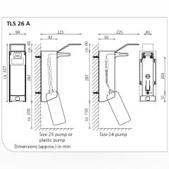 Çelik Dispenser Tip 2 + El ve Cilt Antiseptiği 1 L