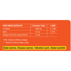 ACTO® VIT | C Vitamini, Çinko ve Zerdeçal Ekstresi 15 Efervesan Tablet