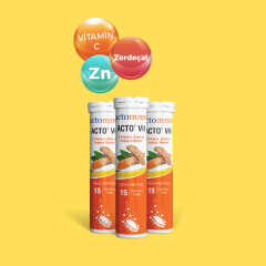 ACTO® VIT | C Vitamini, Çinko ve Zerdeçal Ekstresi 15 Efervesan Tablet