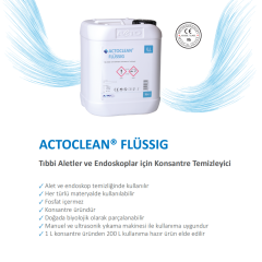 ACTOCLEAN® FLUSSIG Tıbbi Aletler &Endoskop için Konsantre Temizleyici