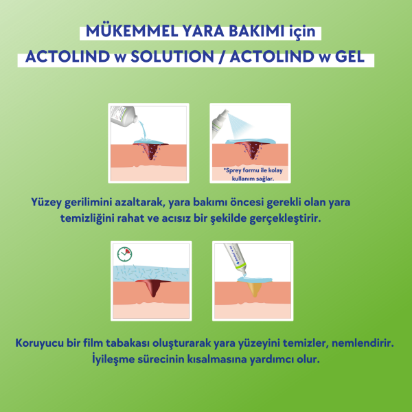Actolind ® W Gel 30 ml | Yara İyileştirme Jeli
