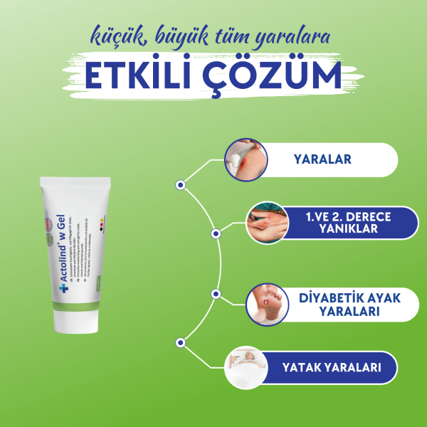 Actolind ® W Gel 10 ml | Yara İyileştirme Jeli